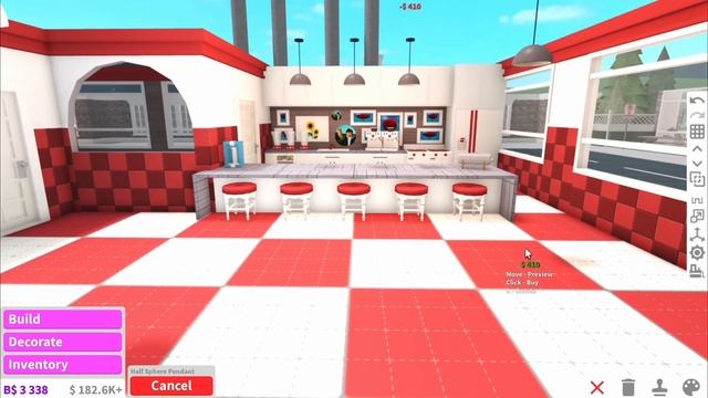 BUILDING A BLOXBURG DINER FOR MY TOWN | roblox смотреть онлайн