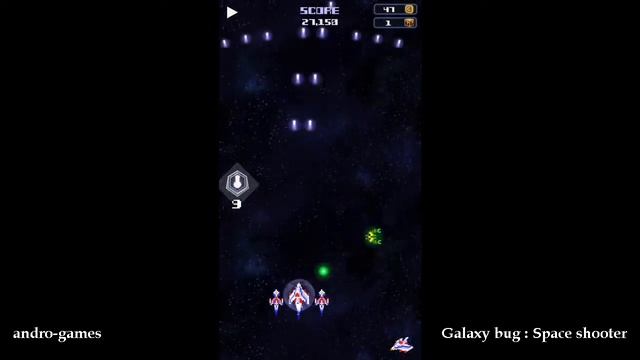 Galaxy bug : Space shooter (by IAMABOY) - arcade game for Android and iOS - gameplay. смотреть онлайн