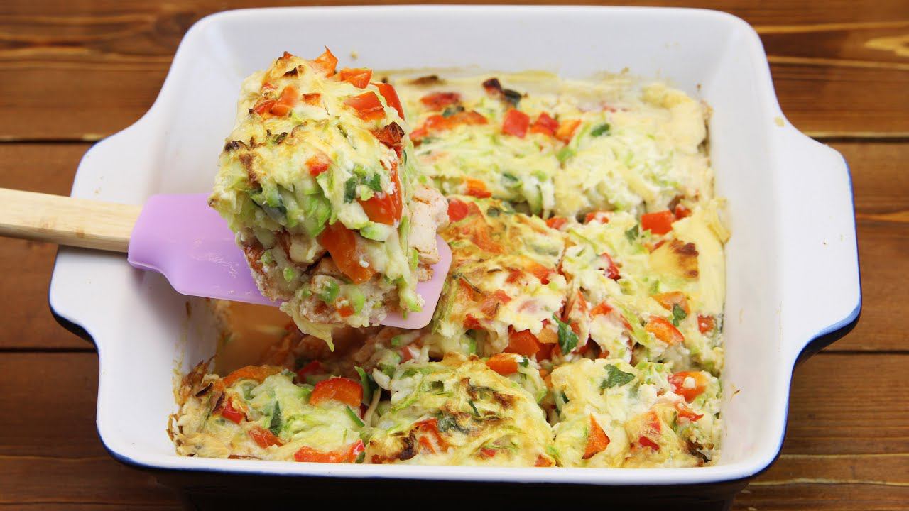 Без ЖАРКИ и ЛИШНИХ КАЛОРИЙ! Вот как я ГОТОВЛЮ КАБАЧКИ все ЛЕТО! 3 УЖИНА из духовки без хлопот! смотреть онлайн