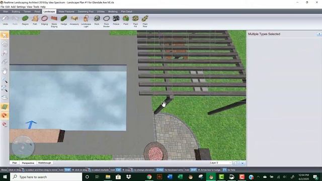Landscape Design Time Lapse of backyard and pool - Realtime Landscaping Architect software смотреть онлайн