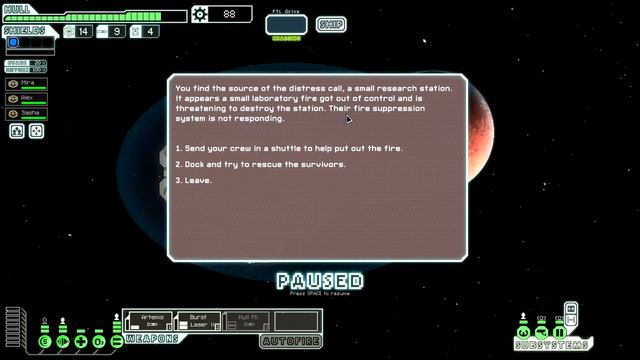 Вспышки на Солнце! | Faster Than Light - пилот смотреть онлайн