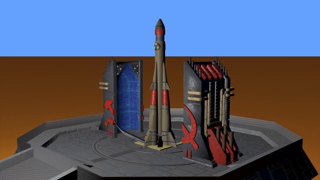 Анимация 3D ракеты. Red Alert 2 смотреть онлайн