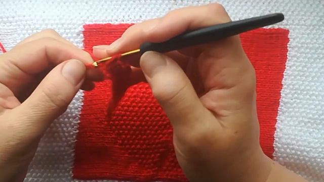 Вязание крючком двустороннего узора для шарфа. смотреть онлайн