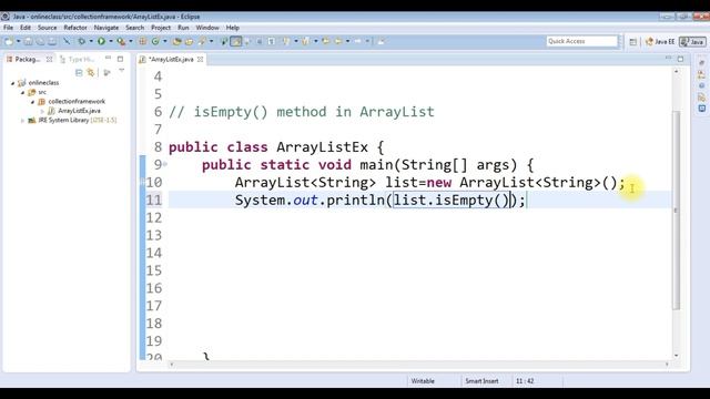 ArrayList isEmpty() in Java with example |How to Check if an ArrayList is Empty in Java смотреть онлайн