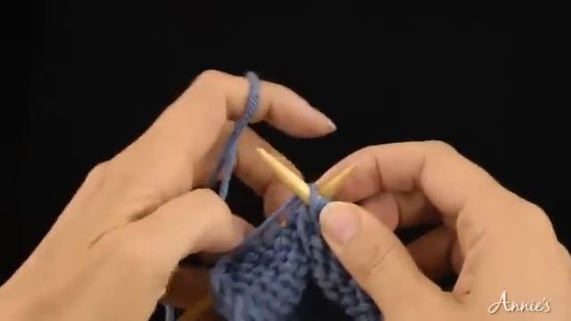 Twisted Purl Stitch or Purl 1 Through the Back Loop (p1-tbl) | An Annie’s Tutorial смотреть онлайн