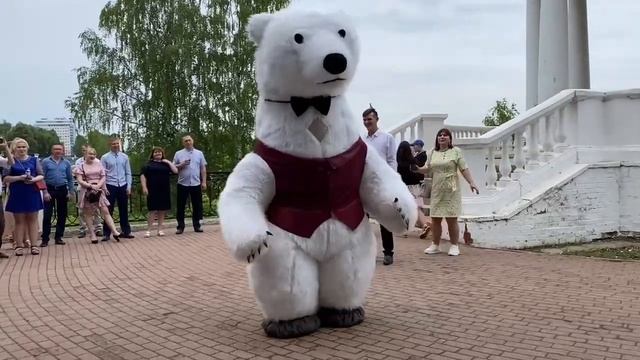 Медвежонок Тедди 43 на свадьбе в Александровском саду смотреть онлайн