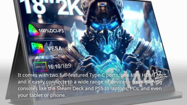 UPERFECT 2K 144Hz Portable Gaming Monitor 18" Review