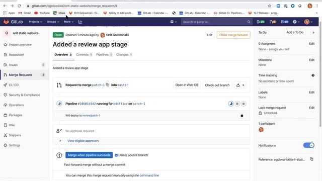 Speed-run - Configuring Review Apps (website) смотреть онлайн