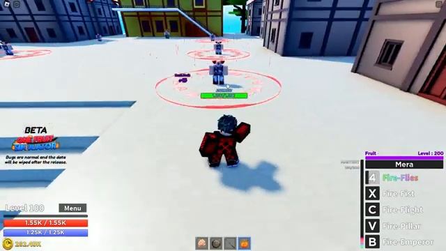 All Devil Fruits Showacase With Damages in One Fruit Simulator смотреть онлайн