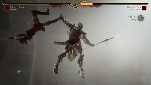 Mortal Kombat 11 - Shao Kahn Vs Kold War Skarlet (Very Hard) смотреть онлайн
