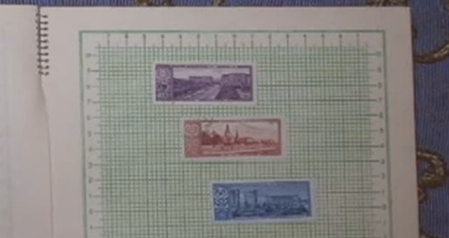 Как собирали марки в СССР.Советский редкий ретро альбом для наклеивания марок. ( ВИДЕО 2 )