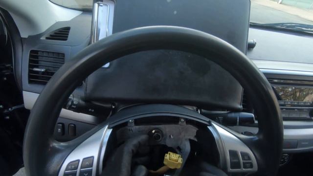 How to remove STEERING AIR BAG on 07-15 Mitsubishi Lancer 2015 2014 2013 2012 2011 2010 2009 2008 смотреть онлайн