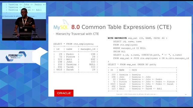 MySQL 8.0 : quoi de neuf ? - Olivier Dasini - Forum PHP 2018 смотреть онлайн