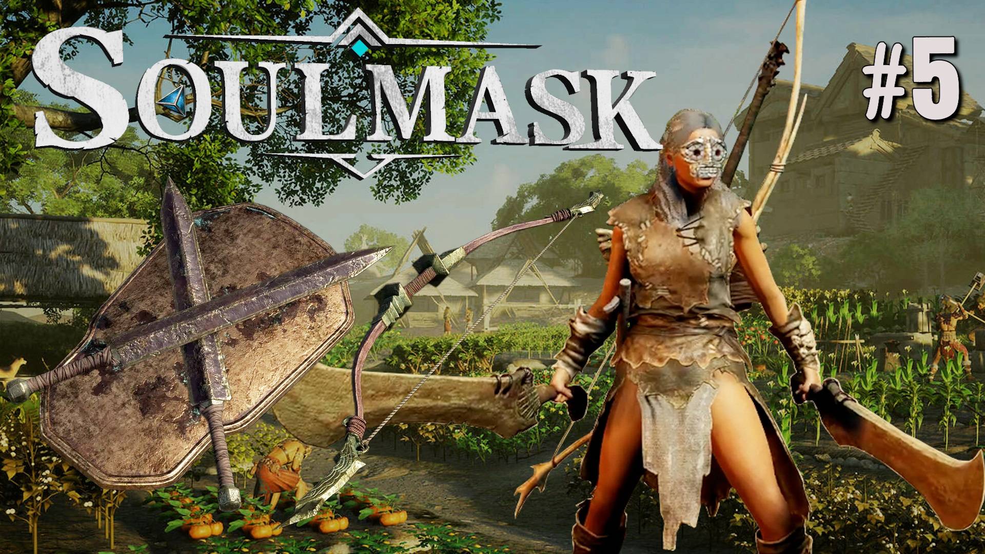 ПОХОД В ЛАГЕРЬ ВАРВАРОВ. БРОНЗОВЫЕ ИНСТРУМЕНТЫ. БРОНЗОВОЕ ОРУЖИЕ SOULMASK. №5 смотреть онлайн