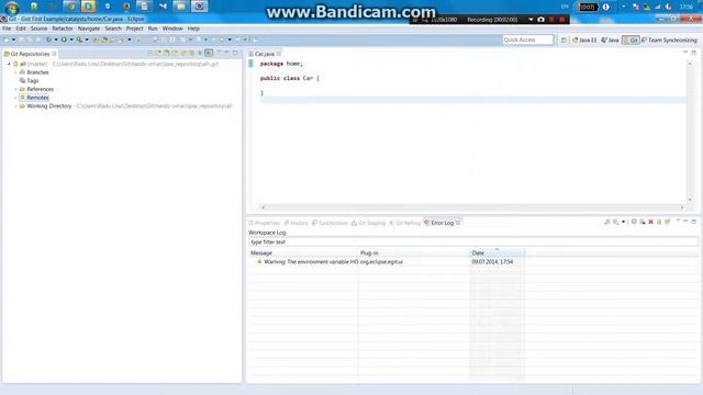 Git configure with eclipse, local and remote repository смотреть онлайн