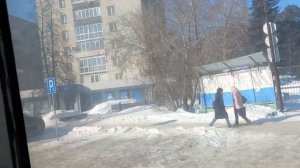 Поездка на троллейбусе 4114 по 24 маршруту.Город Новосибирск.