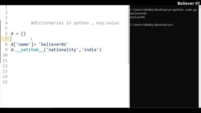 Dictionary in python in Telugu | Learn Python in Telugu | Lesson - 8 смотреть онлайн