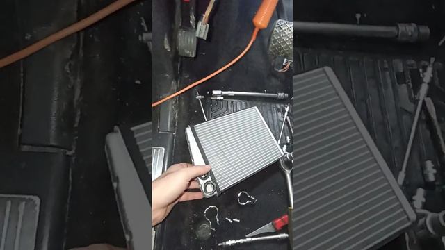 мерседес гл W 164 замена печки без снятия панели