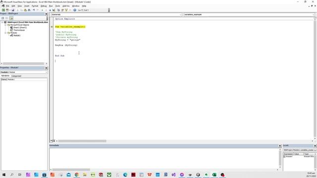 Using Option Explicit in Visual Basic for Applications - Microsoft Excel смотреть онлайн
