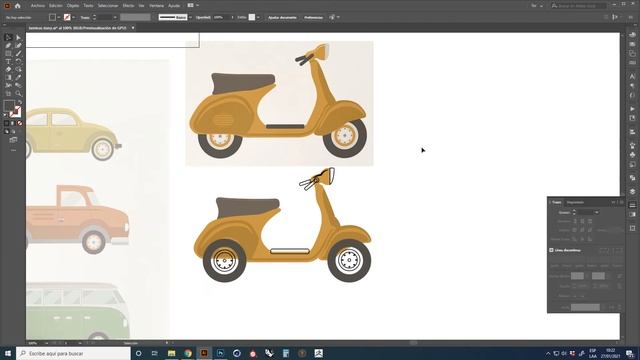 Scooter vespa video vectorizado смотреть онлайн