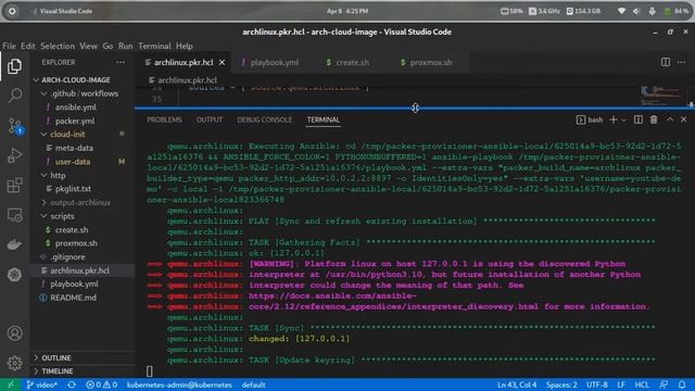 Cloud-init image with Arch Linux смотреть онлайн