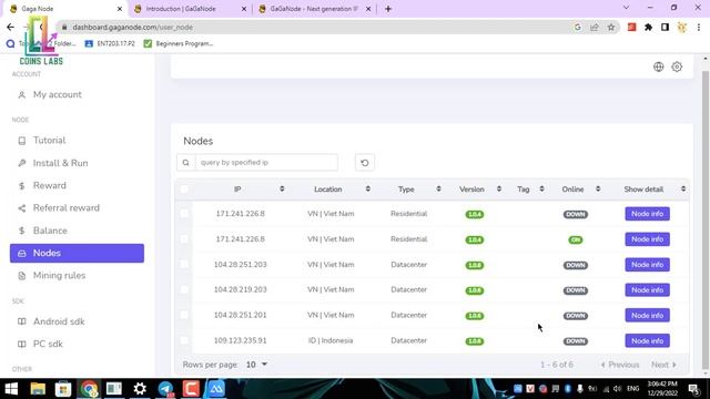 Coins Labs | Hướng dẫn cách chạy node Gaganode từ nhiều thiết bị trên cùng 1 IP I Cheat Gaganode смотреть онлайн