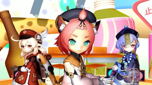 MMD X Genshin Impact - PONPONPON смотреть онлайн