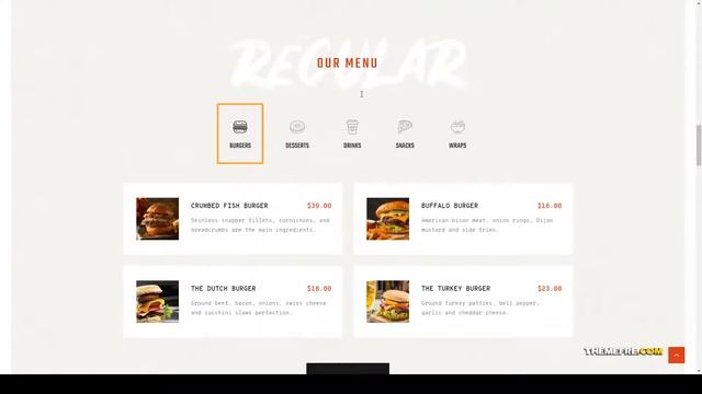 Meals and Wheels Street Festival and Fast Food Delivery WordPress Theme food restaurant Airi смотреть онлайн
