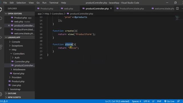 Laravel- Inserting Data Using Forms into the Table via Model смотреть онлайн