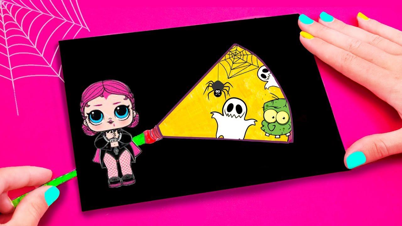 12 ЛАЙФХАКОВ для рисования и поделок АНТИСТРЕССОВ в стиле Хэллоуина! Идеи для Школы LIFE HACKS смотреть онлайн