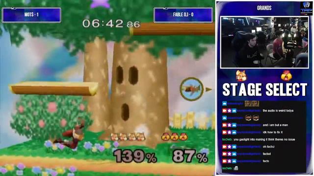 Stage Select 22: Mot$ (Fox) Vs. Fable (Sheik) - Grand Finals смотреть онлайн