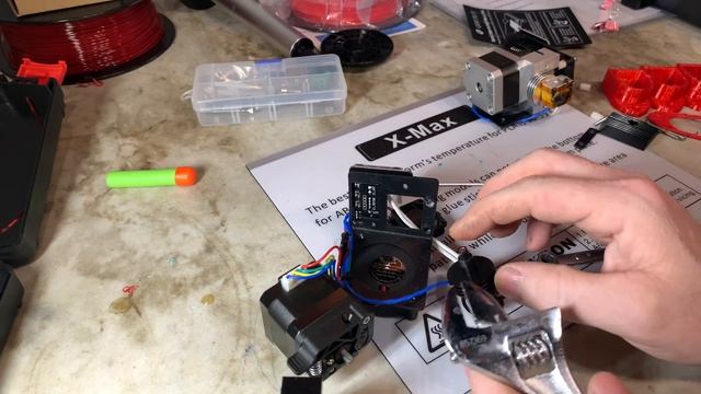 Qidi X-Max More extruder jamming issue! More extensive extruder tear down смотреть онлайн