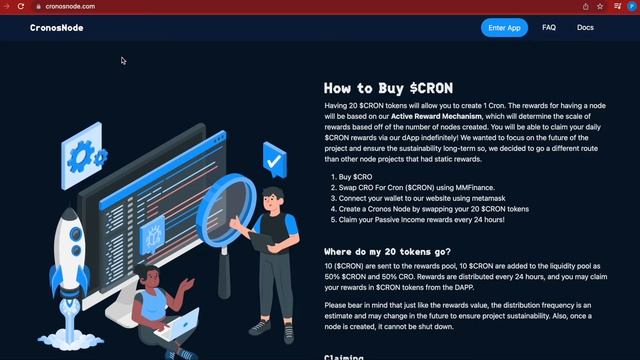 Crazy Passive Income Gain Idea - CRONOS Node $CRON Review! смотреть онлайн