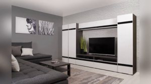 Стенка в гостиную: дизайн интерьера, фото в современном стиле, модульная стенка в зал в интерьере