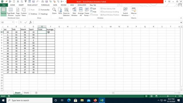 Record macro in excel Sum and Average part - 2 смотреть онлайн