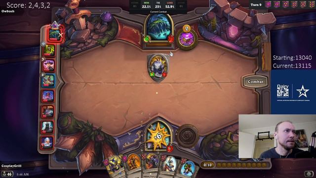 TAUNT COMP! HUGE CHAMPION OF Y'SHAARJ! | Hearthstone Battlegrounds смотреть онлайн