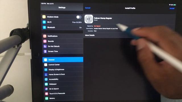 How to Download and Import Fonts for Procreate | Ipad Pro Font Install Tutorial смотреть онлайн