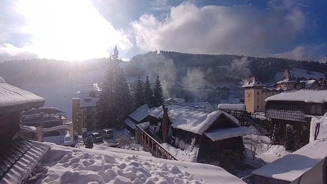 Украина Буковель,красивый вид.19 января 2019 г. смотреть онлайн