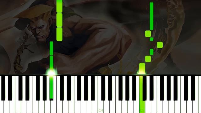 GUILE THEME | STREET FIGHTER 2 - EASY Piano Tutorial смотреть онлайн