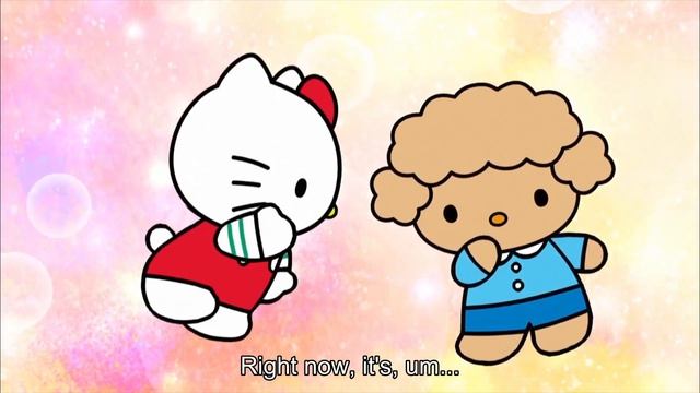 Hello Kitty To Asobo! Manabo! - What Time Is It? (Eng Sub) смотреть онлайн