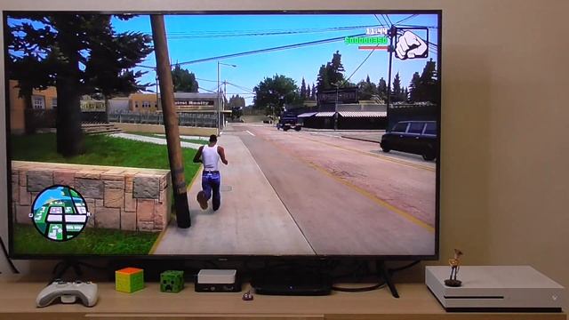 GTA San Andreas Definitive Edition - Первый запуск на Xbox One S смотреть онлайн