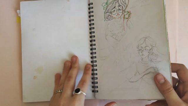 ✨ОБЗОР СКЕТЧБУКА ♡´･ᴗ･`♡✨