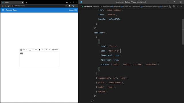 Learn Quasar Components - QEditor смотреть онлайн