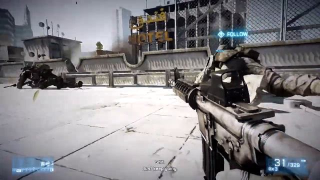 Battlefield 3 Campaign Walkthrough [Mission 2 : Operation Swordbreaker] (HARD) смотреть онлайн