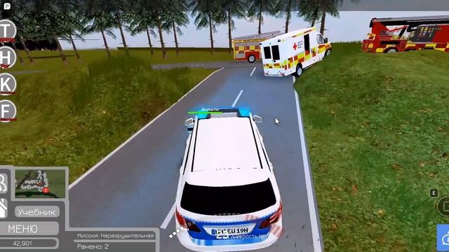 Играю в Roblox режим ?️ Emergency Worldwide. Я снова стал Врачом и Полицейским смотреть онлайн