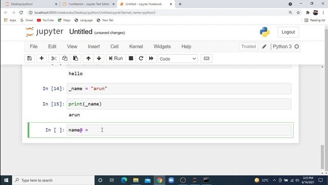 Identifiers In Python || Variables In Python смотреть онлайн