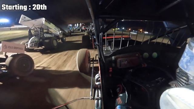 High Speeds And Really Tight Racing At Stockton Dirt Track...(KWS 410 Sprint Cars) смотреть онлайн