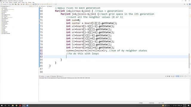 Lecture 18 - Conway's Game of Life (with JavaFX) смотреть онлайн