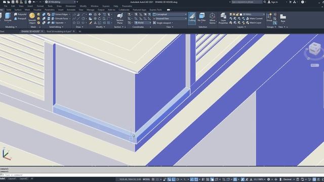 AutoCAD 3D House Modeling In Hindi | MICROCADD SOLUTIONS | Full AutoCAD Civil 3D Course | Part-02. смотреть онлайн