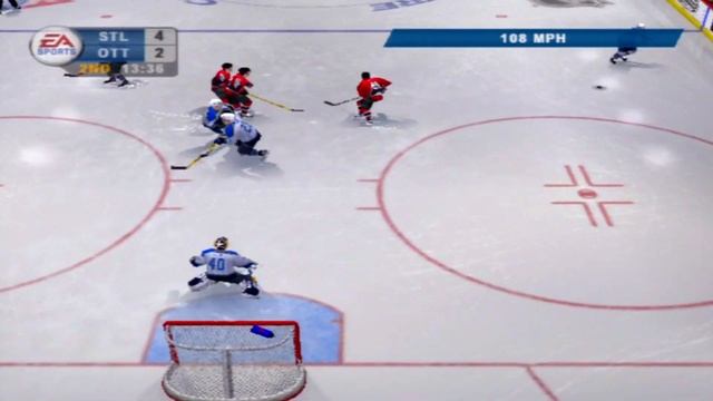 NHL 06 Gameplay Ottawa Senators vs St Louis Blues смотреть онлайн